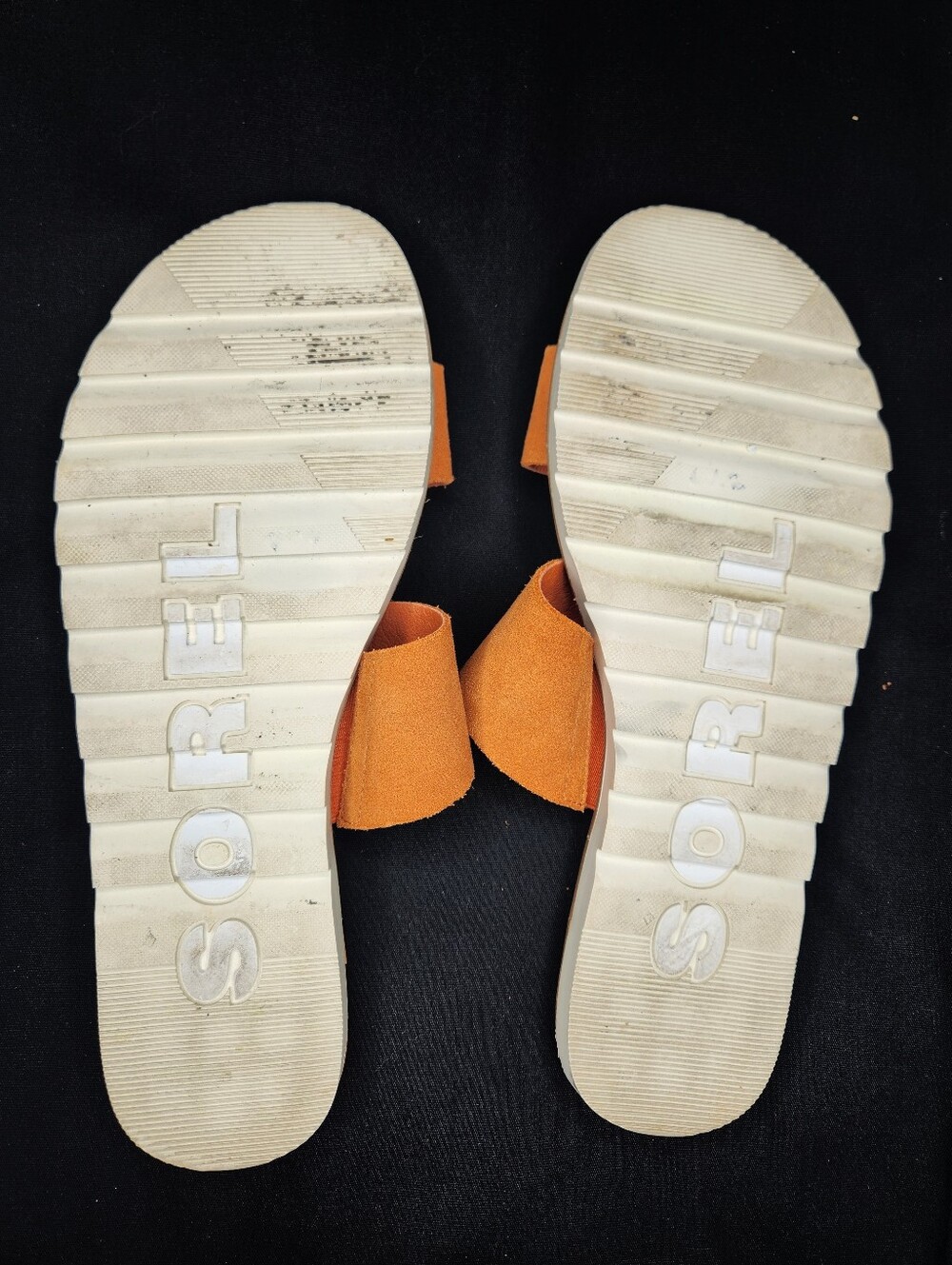 Sorel Ella ll Desert And Chalk Suede Sandal Womans 10 - Picture 9 of 10
